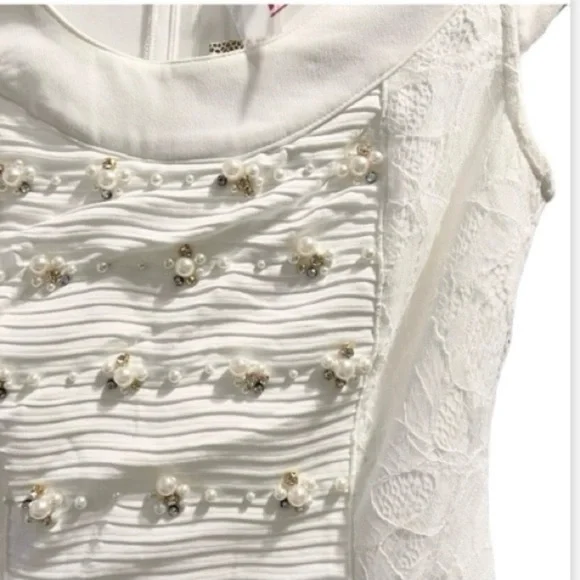 Istanbul Ekru By Guess Embellished Mini Dress - Picture 7 of 15